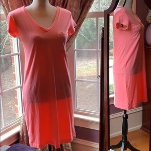 T-shirt dress. Comfy and easy
